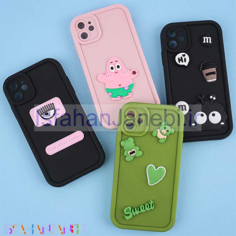 اصفهان جانبی-قاب سیلیکونی سولید آیفون 11 محافظ لنزدار