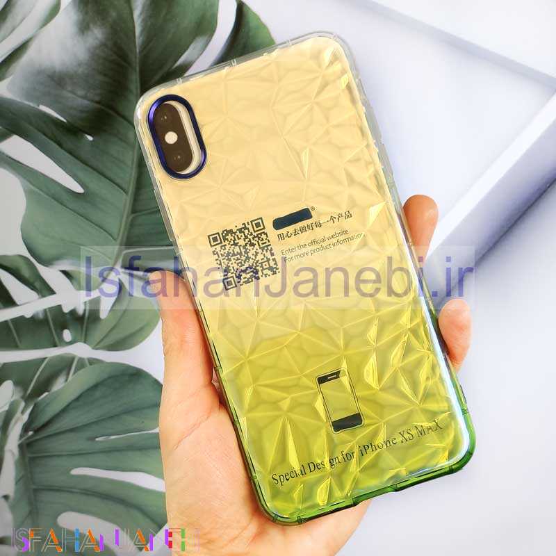 اصفهان جانبی-قاب یخی سه بعدی iPhone XS Max سبز