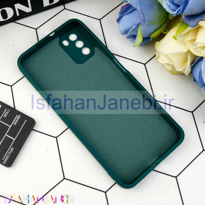 اصفهان جانبی-قاب طرح سیلیکونی داخل موکت محافظ لنزدار Xiaomi Poco M3