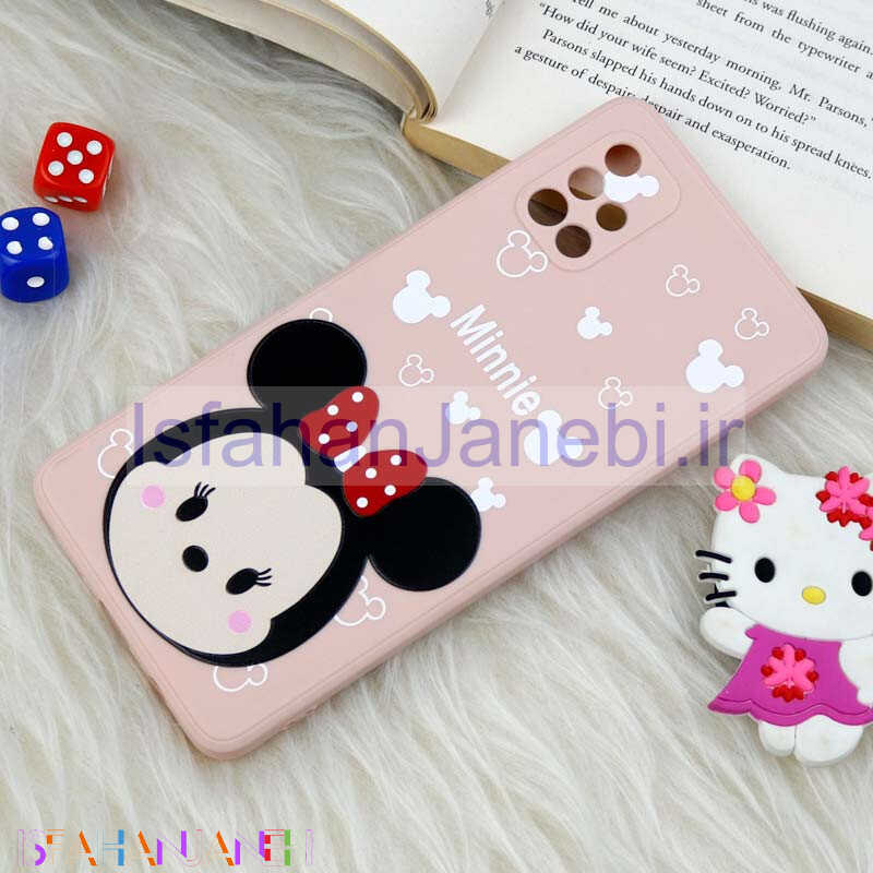 اصفهان جانبی-قاب سیلیکونی عروسکی محافظ لنزدار طرح مینی موس Samsung Galaxy A71