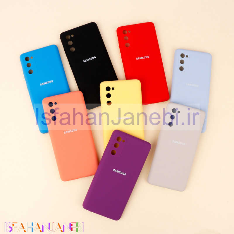 اصفهان جانبی-قاب سیلیکونی اصلی زیربسته سامسونگ Galaxy S20 FE محافظ لنزدار