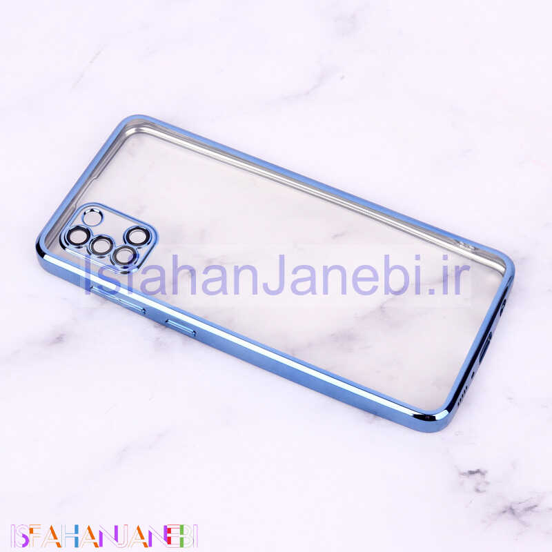 اصفهان جانبی-قاب ساده شفاف دور رنگی محافظ لنزدار Samsung Galaxy A31