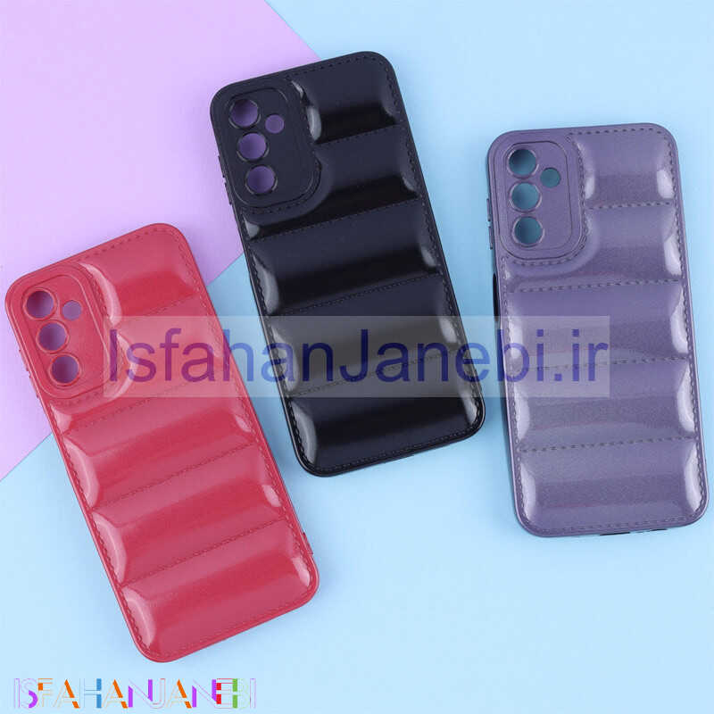 اصفهان جانبی-قاب پافر اکلیلی ژله ای محافظ لنزدار Samsung Galaxy A14 4G / A14 5G