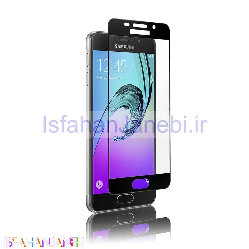 اصفهان جانبی-گلس تمام چسب سامسونگ A5 2016 مشکی