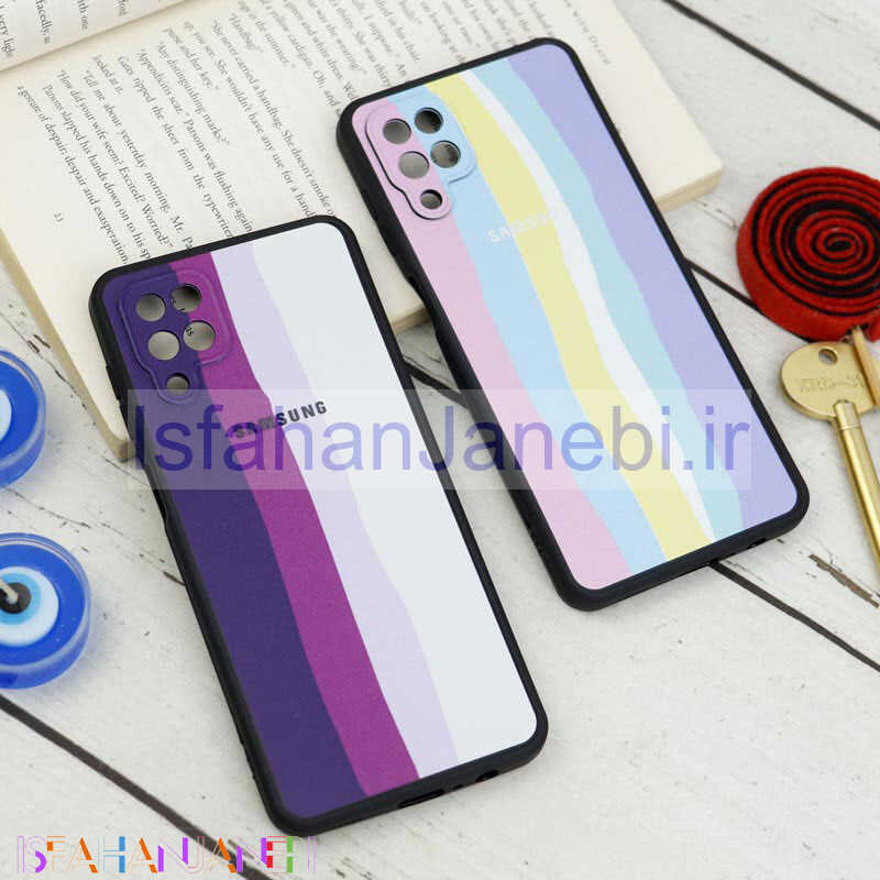 اصفهان جانبی-قاب طرحدار محافظ لنز دار آبرنگی سامسونگ A12