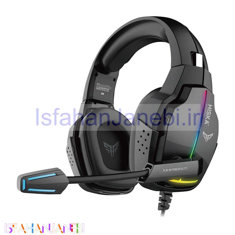 اصفهان جانبی-هدست گیمینگ سیم دار Hiska GHR-04