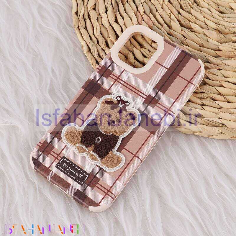 اصفهان جانبی-قاب ژله ای آیفون iPhone 11 طرح Burrbery Teddy