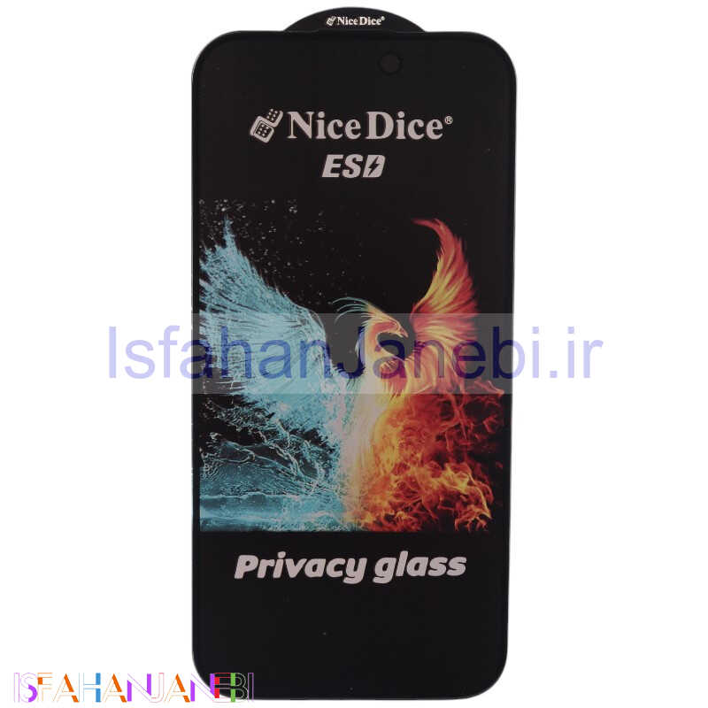 اصفهان جانبی-گلس پرایوسی Nice Dice آیفون iPhone 15 / 16