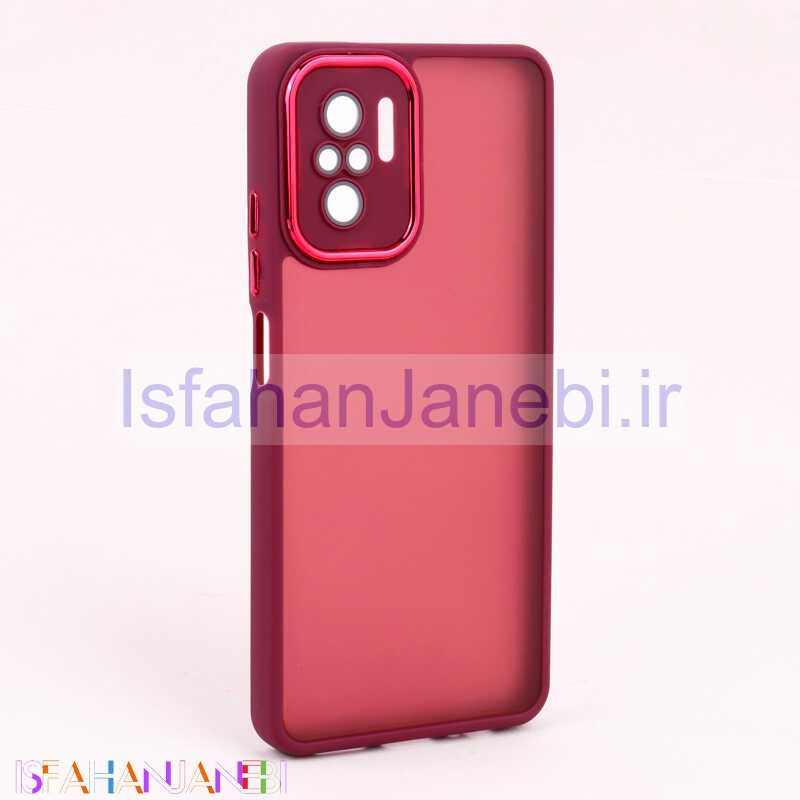اصفهان جانبی-قاب PC متال ایرون مات محافظ لنزدار Xiaomi Redmi Note 10 / 10s