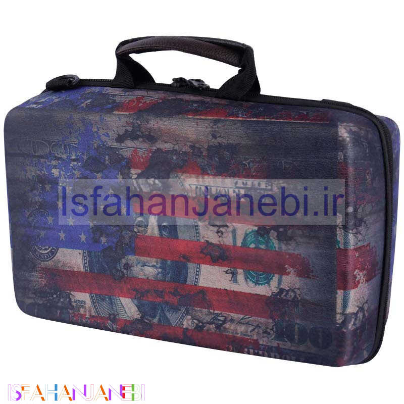 اصفهان جانبی-کیف کنسول بازی XBOX Series S طرح پرچم آمریکا و دلار
