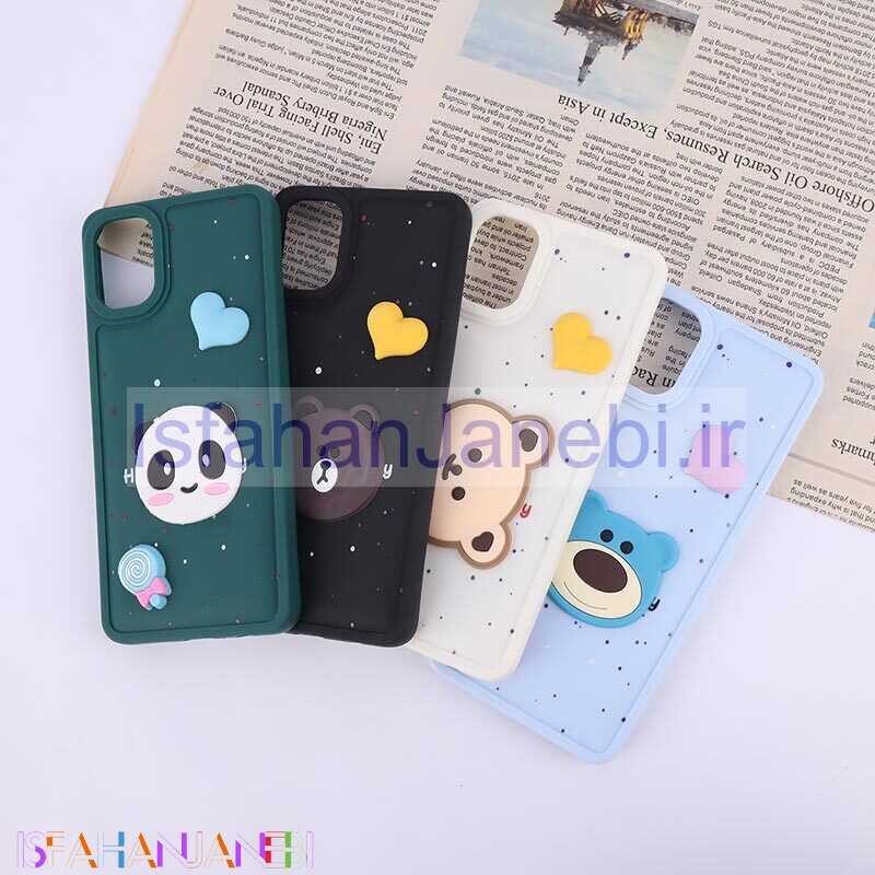 اصفهان جانبی-قاب ژله ای سامسونگ Galaxy A06 طرح آبنبات و قلب