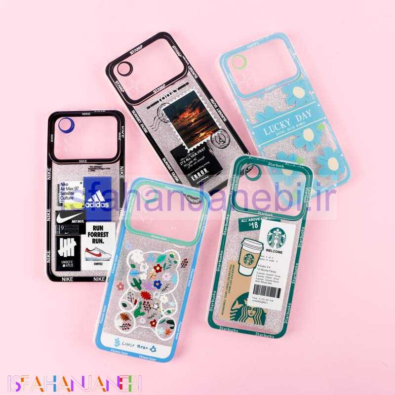 اصفهان جانبی-قاب فانتزی دور رنگی اکلیلی محافظ لنزدار Xiaomi Poco M4 Pro