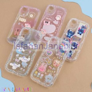 اصفهان جانبی-قاب شاینی سامسونگ Galaxy A03 Core عروسکی محافظ لنزدار