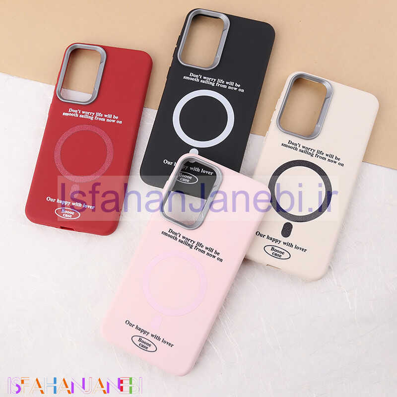 اصفهان جانبی-قاب چرمی سامسونگ Galaxy A56 طرح مگ سیف