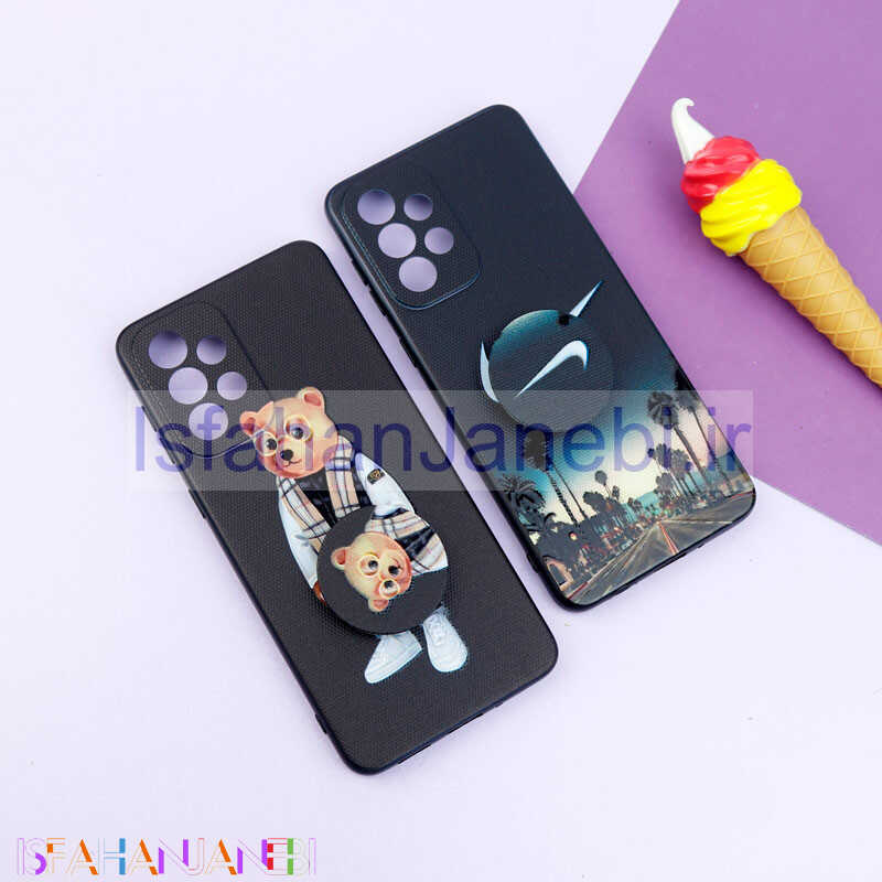 اصفهان جانبی-قاب فانتزی طرحدار پسرانه محافظ لنزدار + پاپ سوکت Samsung Galaxy A33 5G سری R