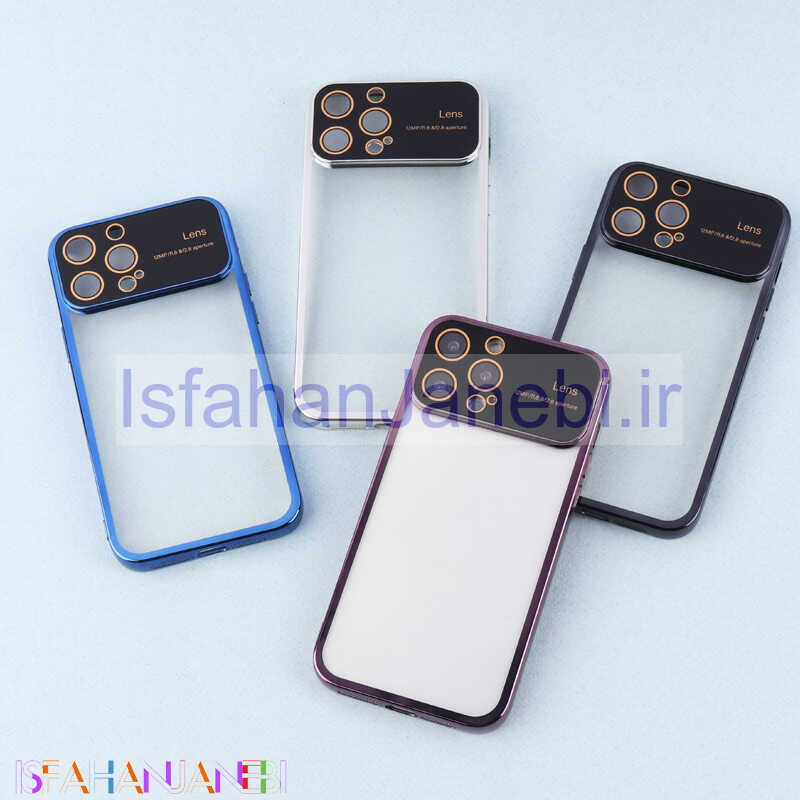 اصفهان جانبی-قاب My Case شفاف Lens Aperture محافظ لنزدار iPhone 13 Pro Max