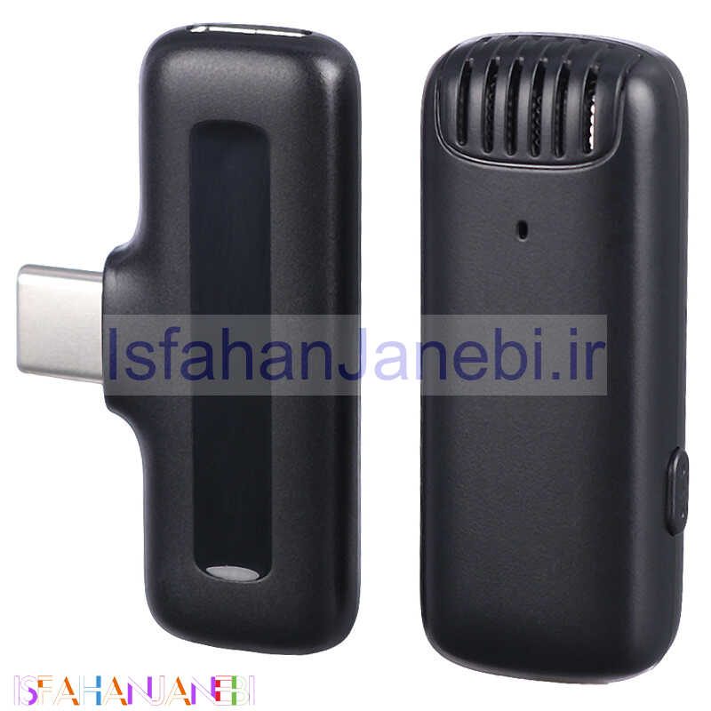 اصفهان جانبی-میکروفون یقه ای بی سیم J11 + تبدیل Type-C to Lightning