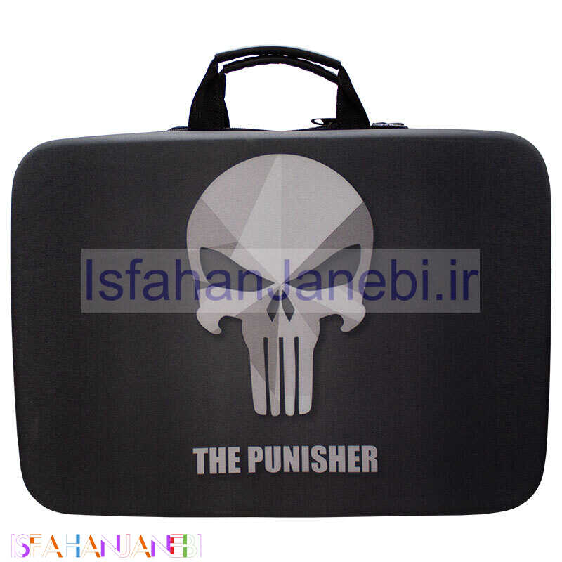 اصفهان جانبی-کیف کنسول بازی PS5 Slim طرح Punisher کد 4