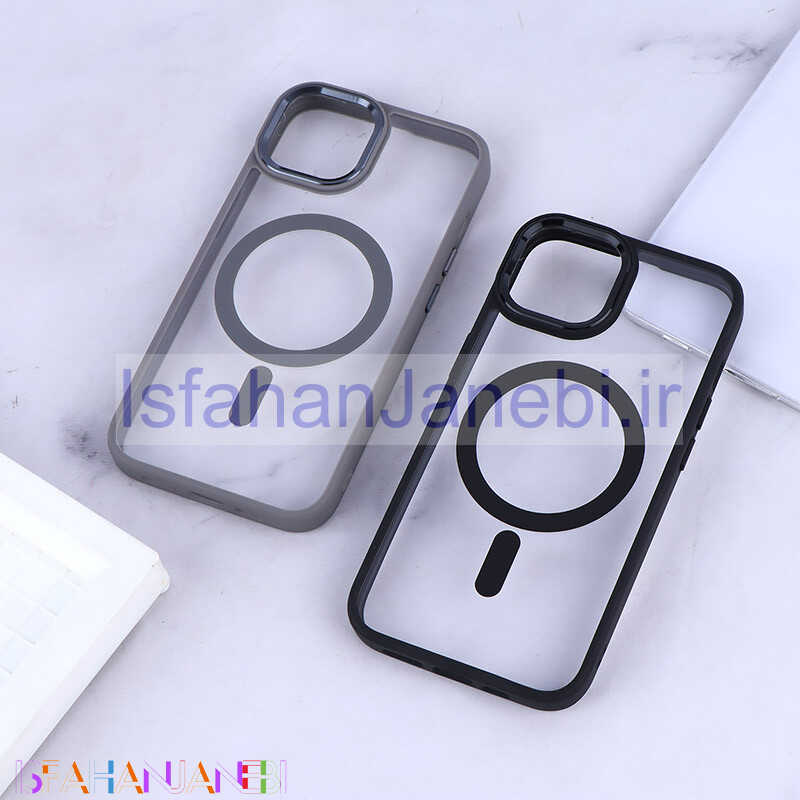اصفهان جانبی-قاب مگ سیف Vip Max آیفون iPhone 13 / 14 متال دور رنگی