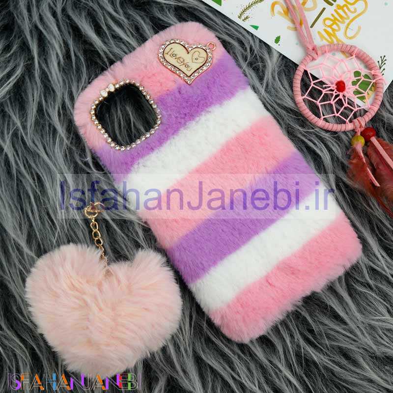 اصفهان جانبی-قاب پشمالو پوم پوم دار iPhone 11 Pro Max