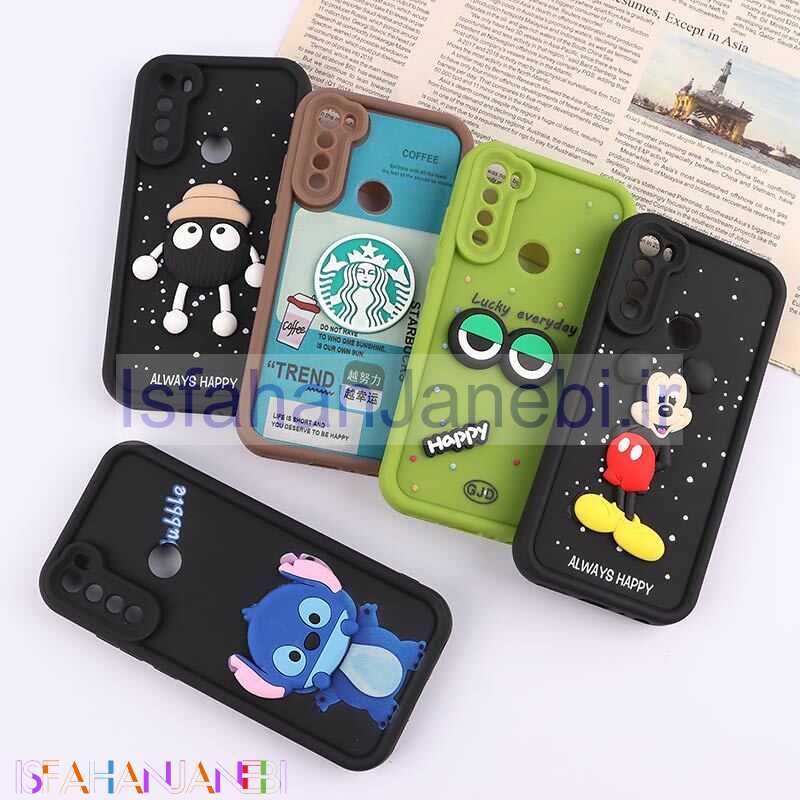 اصفهان جانبی-قاب سیلیکونی سولید شیائومی Redmi Note 8 محافظ لنزدار