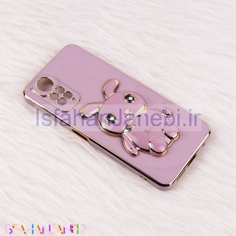 اصفهان جانبی-قاب عروسکی Rabbit استندشو محافظ لنزدار Xiaomi Redmi Note 11 / 11s سری 2
