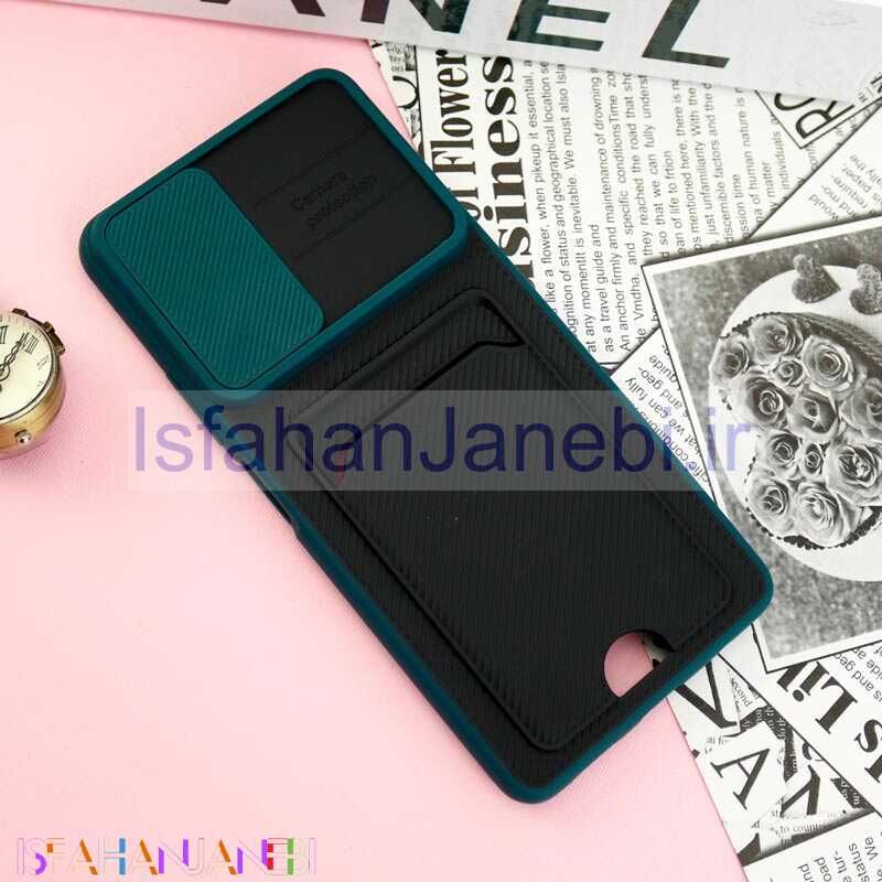 اصفهان جانبی-قاب ضد ضربه جاکارتی دار محافظ لنز کشویی کلاسیک Xiaomi Redmi Note 10 Pro