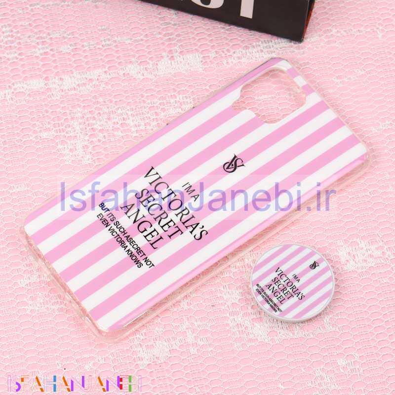 اصفهان جانبی-قاب سوپر IMD دور شفاف پاپ سوکت دار Samsung A12 ویکتوریا