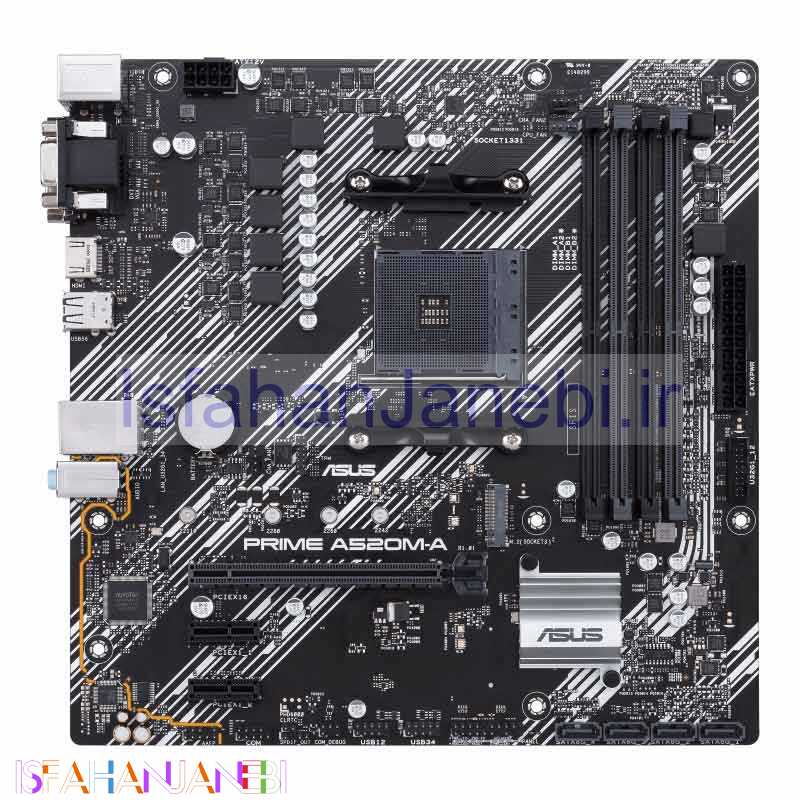 اصفهان جانبی-مادربرد ایسوس PRIME A520M-A DDR4