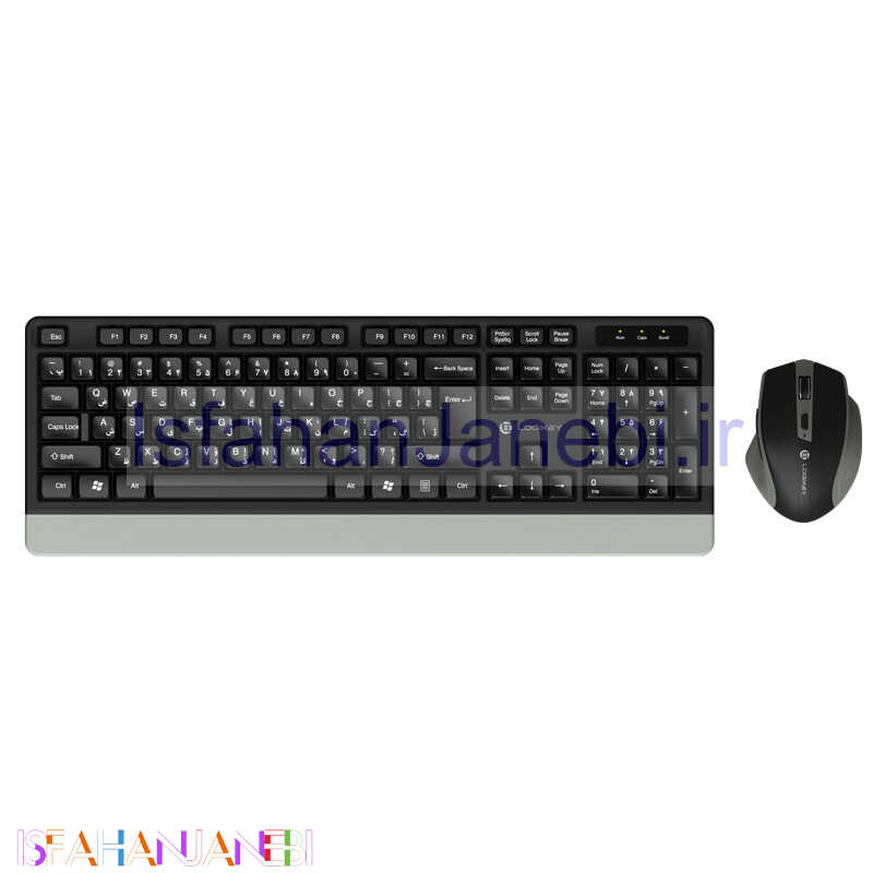 اصفهان جانبی-کیبورد و موس بی سیم لاجی کی KM226B