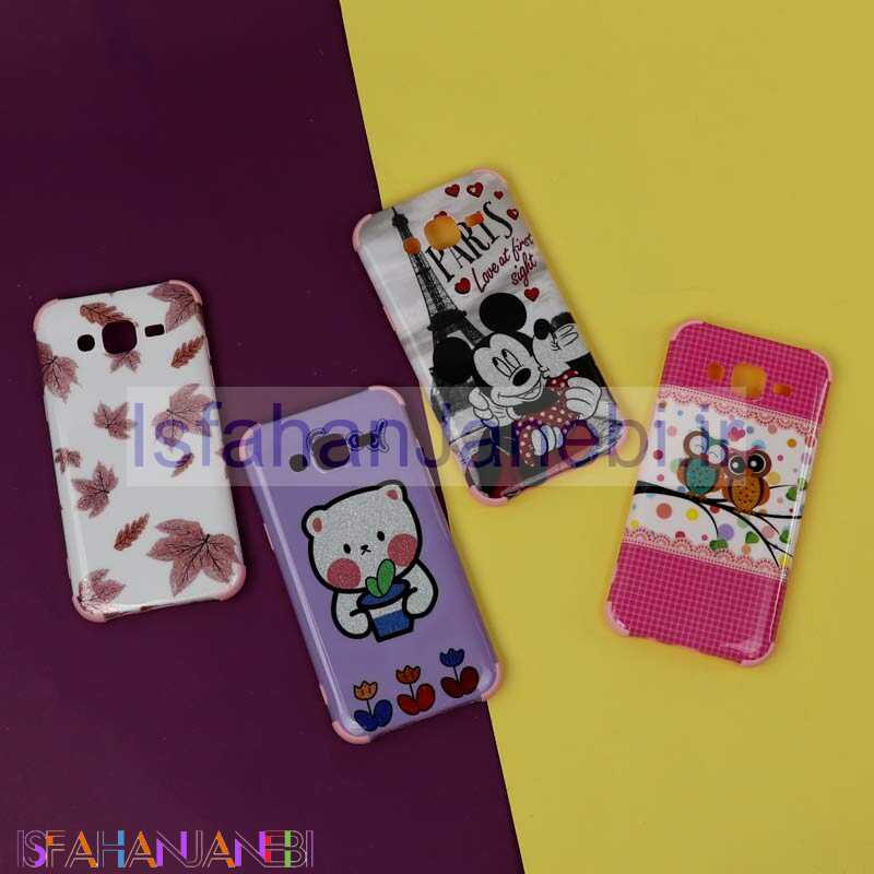 اصفهان جانبی-قاب فانتزی برجسته اکلیلی صورتی سامسونگ J5