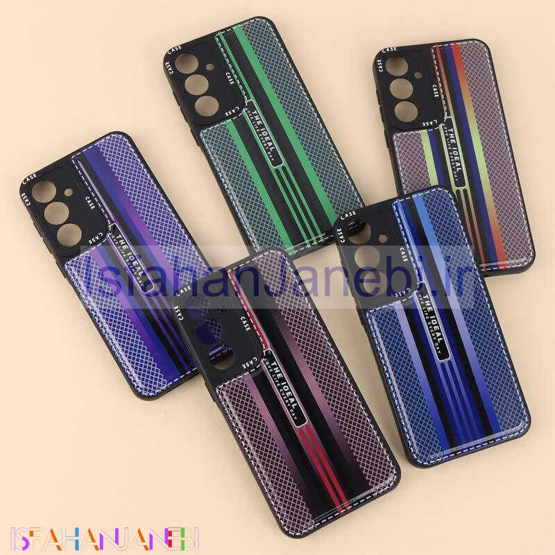 اصفهان جانبی-قاب ژله ای Case طرح دوخت محافظ لنزدار Samsung Galaxy A55