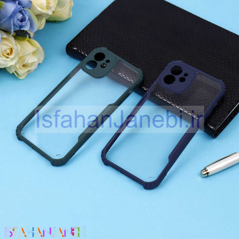 اصفهان جانبی-قاب محافظ لنزدار PC شفاف ضربه گیر iPhone 12