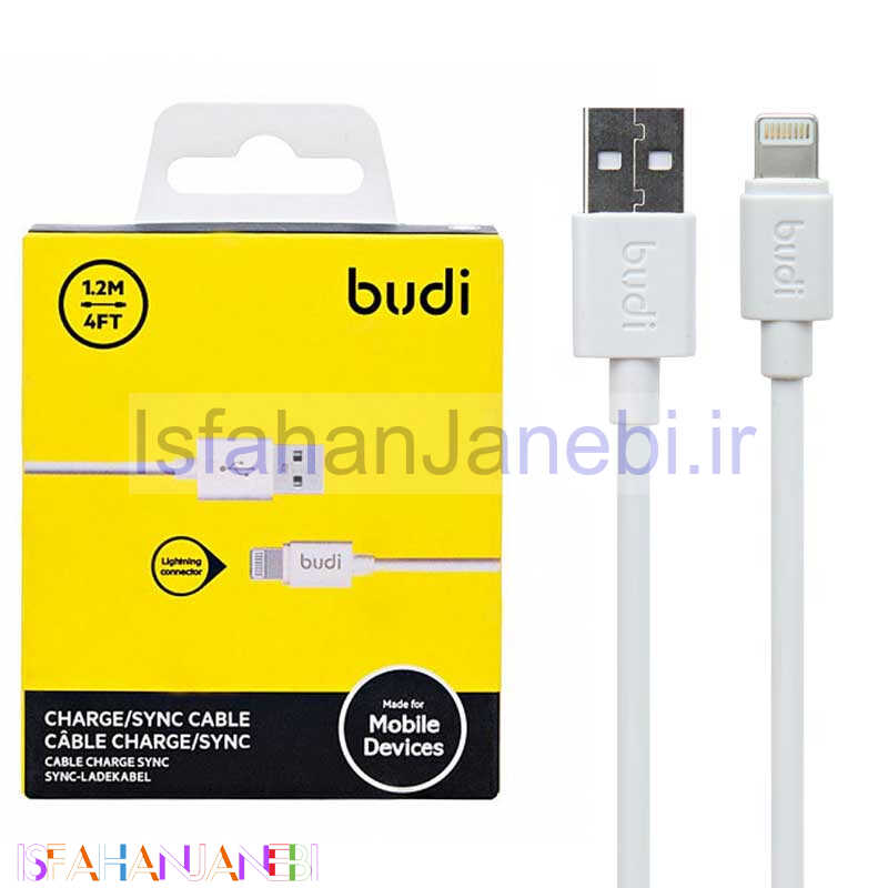 اصفهان جانبی-کابل آیفونی Budi M8J023 2A 1.2m