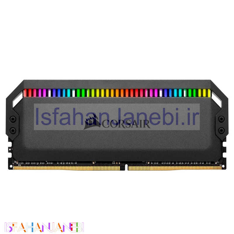 اصفهان جانبی-رم کامپیوتر Corsair Dominator Platinum RGB DDR4 64GB 3466MHz CL16 Quad