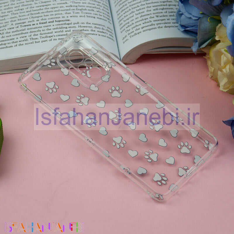 اصفهان جانبی-قاب ژله ای شفاف طرحدار ردپا Xiaomi Redmi Note 10 Pro