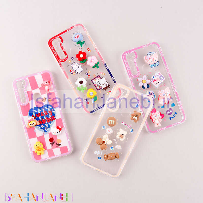 اصفهان جانبی-قاب عروسکی برجسته Good Time محافظ لنزدار Xiaomi Redmi Note 8