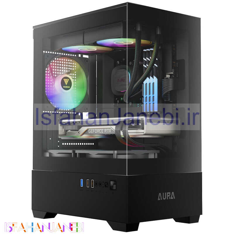 اصفهان جانبی-کیس کامپیوتر گیم دیاس Gamdias AURA GC9M ARGB