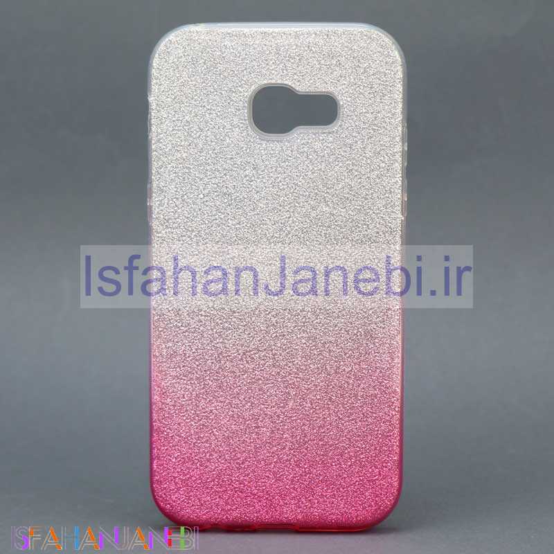 اصفهان جانبی-قاب اکلیلی Samsung A5 2017 سفید صورتی