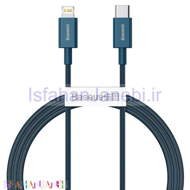 اصفهان جانبی-کابل تبدیل فست شارژ Baseus CATLYS-A Type-C to Lightning 20W PD 1m