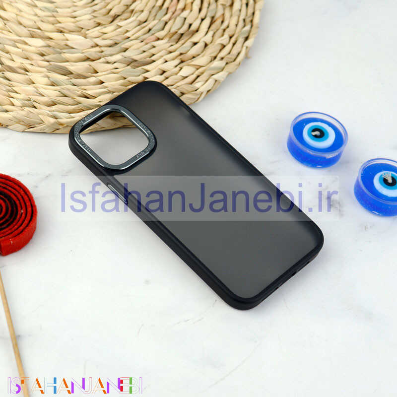 اصفهان جانبی-قاب پشت مات Q.Series دور لنز فلزی iPhone 13 Pro Max