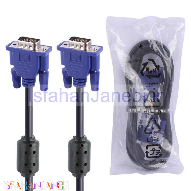 اصفهان جانبی-کابل VGA 4+5 آی فورتک طول 1.5 متر