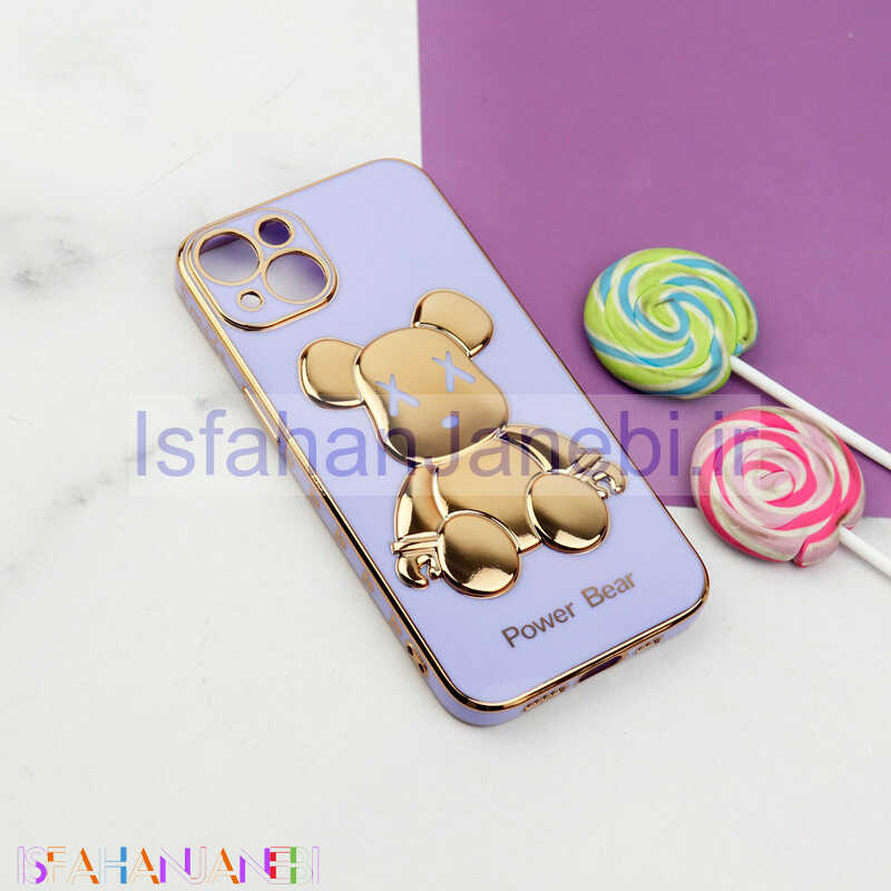 اصفهان جانبی-قاب عروسکی براق Ted محافظ لنزدار iPhone 13