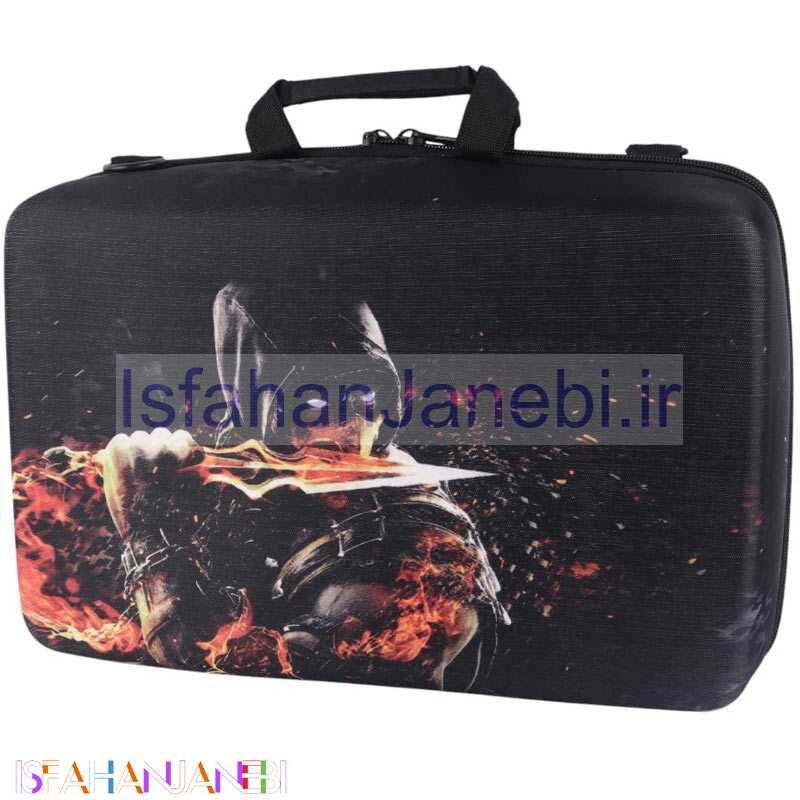 اصفهان جانبی-کیف کنسول بازی PS5 Slim طرح Mortal Kombat کد 9