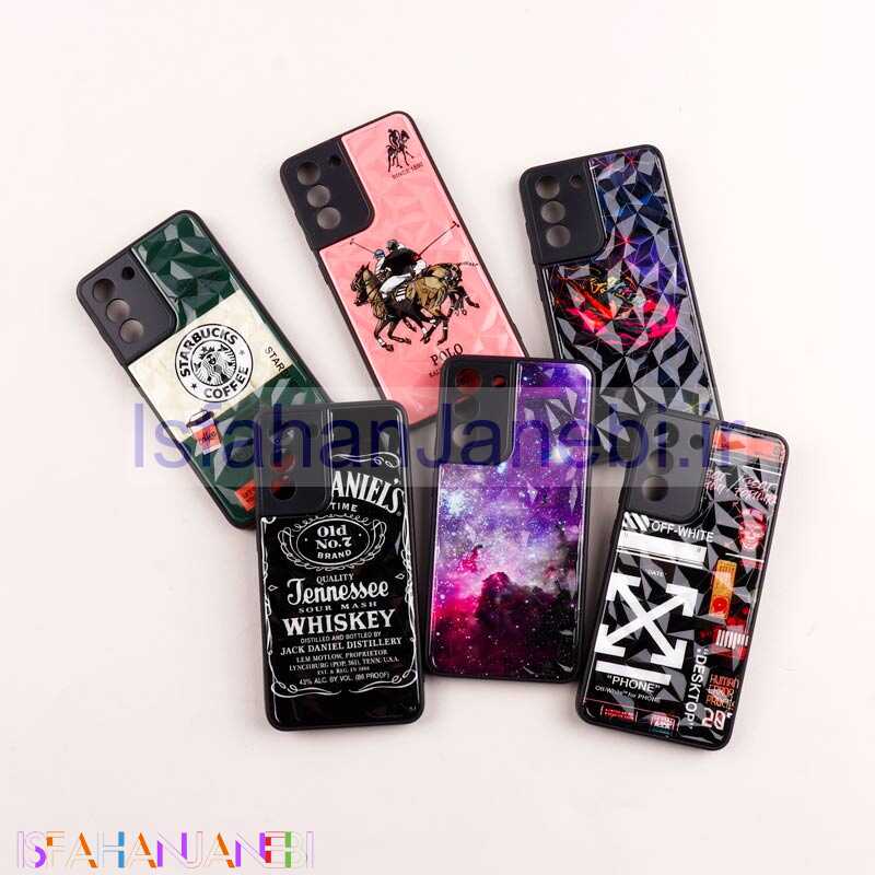 اصفهان جانبی-قاب طرحدار پشت برجسته محافظ لنزدار Samsung Galaxy S21 FE 5G