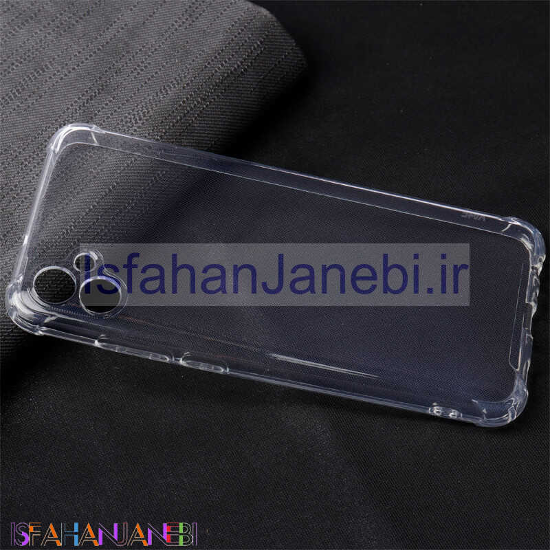 اصفهان جانبی-قاب ژله ای ضربه گیر بی رنگ محافظ لنزدار Samsung Galaxy A04e