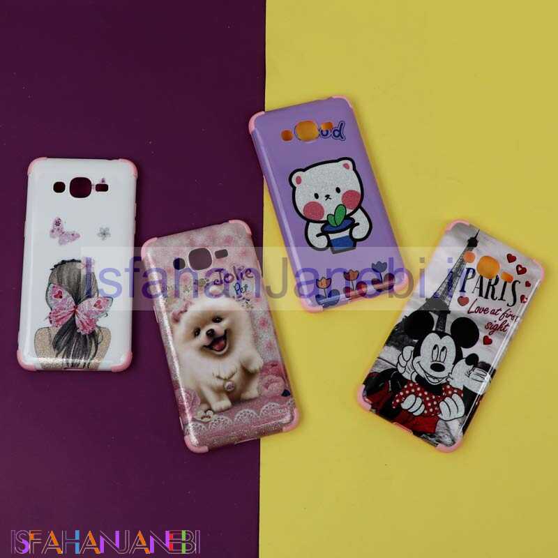 اصفهان جانبی-قاب فانتزی برجسته اکلیلی صورتی سامسونگ Galaxy Grand Prime