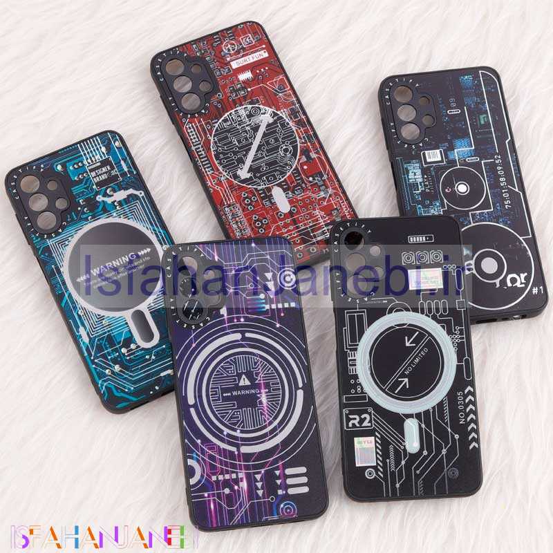 اصفهان جانبی-قاب PC طرح دار MagSafe محافظ لنزدار Samsung Galaxy A13 4G