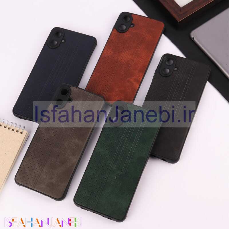 اصفهان جانبی-قاب چرمی Canary سامسونگ Galaxy A06 محافظ لنزدار