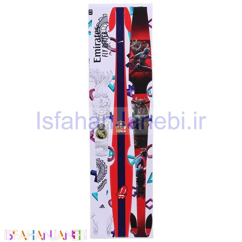 اصفهان جانبی-برچسب محافظ نوار وسط کنسول بازی پلی استیشن 5 اسلیم طرحدار بسته 3 عددی کد 15